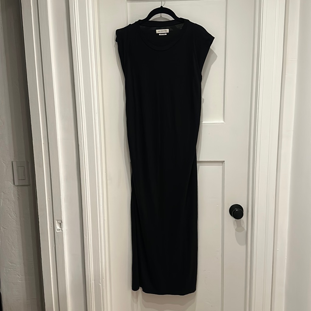Isabel Marant Etoile Wool Warricked Draped Jersey Midi Dress - Portugal Size 42